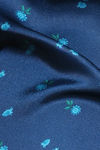 Zivame Silken Promises Woven Pyjama Set - Blue Opal — thumbnail 8